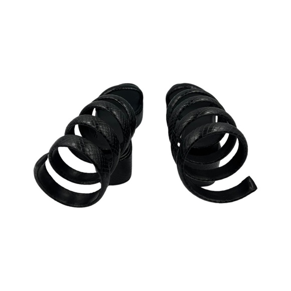 NWOT CULT GAIA Gabi Platform Sandals Black 5/35 - Picture 9 of 10